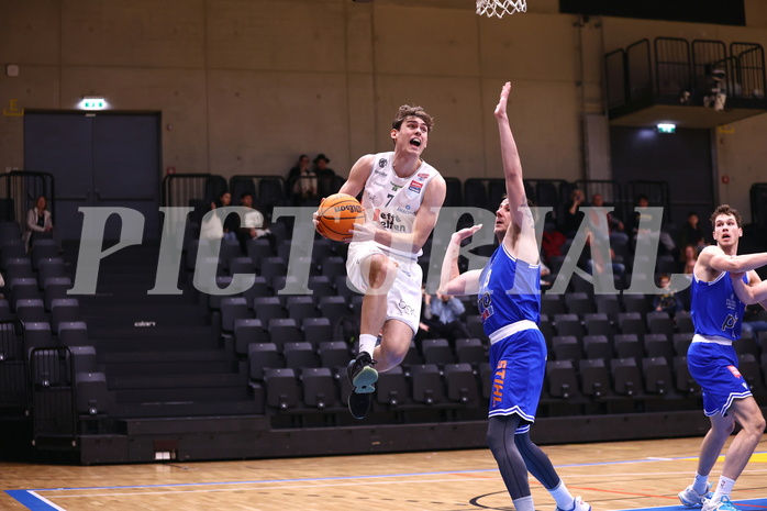 03.02.2024, Graz, Raiffeisen Sportpark Graz, Basketball Zweite Liga 2023/24, Grunddurchgang, Runde 16, Future Team Steiermark - Pirlo Kufstein Towers
