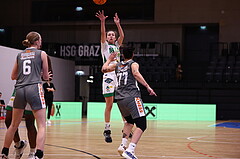 03.02.2024, Graz, Raiffeisen Sportpark, Basketball Damen Superliga 2023/24, Grunddurchgang 11.Runde, UBI Holding Graz - BK Raiffeisen Duchess Klosterneuburg ,  
