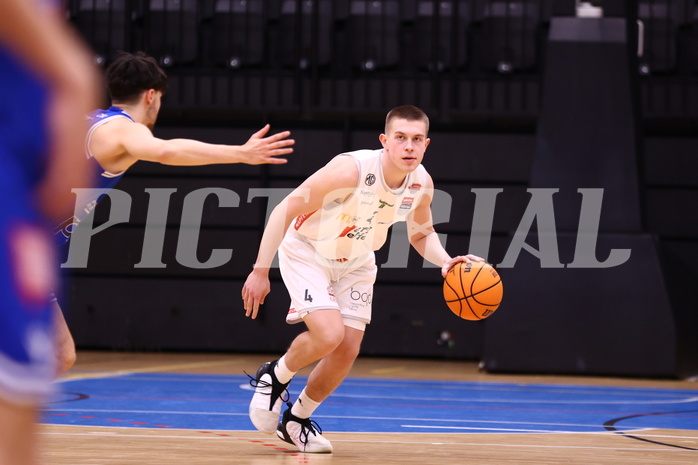 03.02.2024, Graz, Raiffeisen Sportpark Graz, Basketball Zweite Liga 2023/24, Grunddurchgang, Runde 16, Future Team Steiermark - Pirlo Kufstein Towers