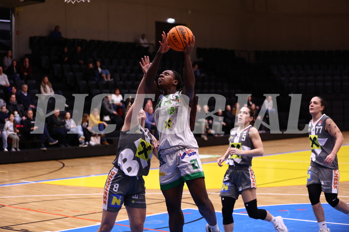 03.02.2024, Graz, Raiffeisen Sportpark, Basketball Damen Superliga 2023/24, Grunddurchgang 11.Runde, UBI Holding Graz - BK Raiffeisen Duchess Klosterneuburg ,  