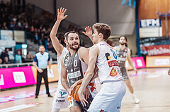 Basketball, Basketball Superliga 2023/24, Grunddurchgang 20.Runde, Oberwart Gunners, Klosterneuburg Dukes, Dragan Bjeletic (0), Florian Koeppel (8)