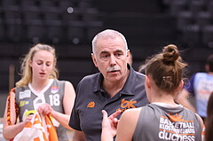03.02.2024, Graz, Raiffeisen Sportpark, Basketball Damen Superliga 2023/24, Grunddurchgang 11.Runde, UBI Holding Graz - BK Raiffeisen Duchess Klosterneuburg ,  