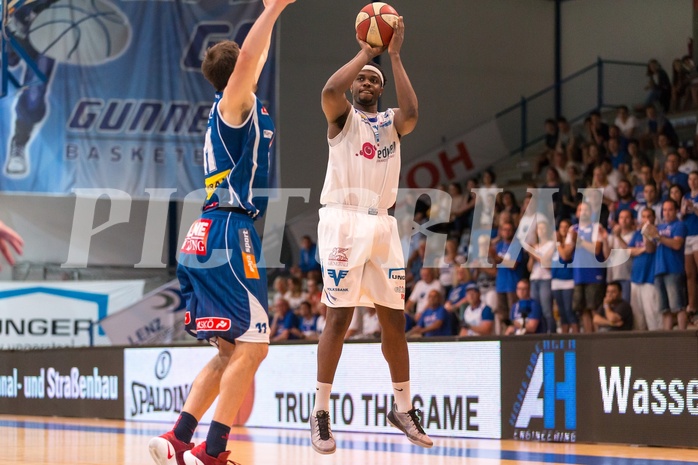 Basketball, ABL 2016/17, Playoff Finale Spiel 2, Oberwart Gunners, Kapfenberg Bulls, Cedric Kuakumensah (5)