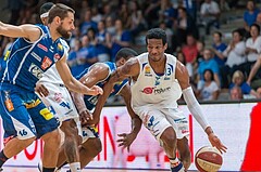 Basketball, ABL 2016/17, Playoff Finale Spiel 2, Oberwart Gunners, Kapfenberg Bulls, Andell Cumberbatch (13)
