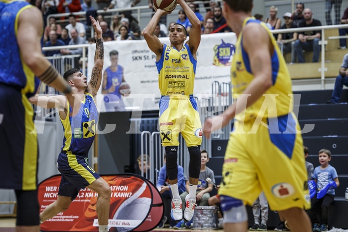 Basketball, Admiral Basketball Superliga 2019/20, Grunddurchgang 1.Runde, SKN St. Pölten Basketball, UBSC Raiffeisen Graz, Philip Jalalpoor (5)