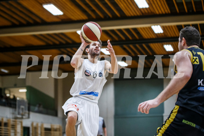 Basketball, Basketball Zweite Liga, Grunddurchgang 3.Runde, Mattersburg Rocks, Fürstenfeld Panthers, Jan NICOLI (6)