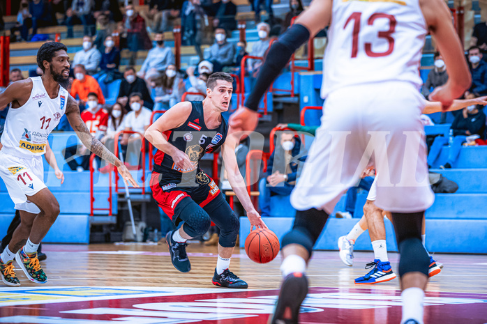 Basketball Basketball Superliga 2021/22, Grunddurchgang 15.Runde Traiskirchen Lions vs. BC GGMT Vienna
