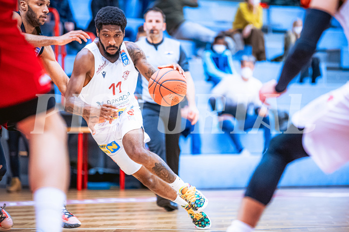 Basketball Basketball Superliga 2021/22, Grunddurchgang 15.Runde Traiskirchen Lions vs. BC GGMT Vienna
