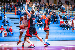 Basketball Basketball Superliga 2021/22, Grunddurchgang 15.Runde Traiskirchen Lions vs. BC GGMT Vienna
