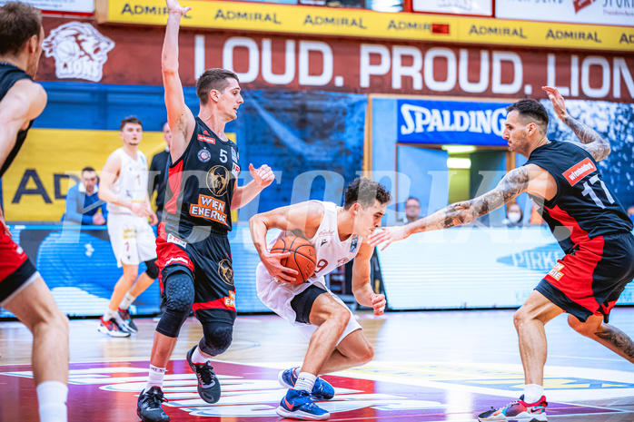 Basketball Basketball Superliga 2021/22, Grunddurchgang 15.Runde Traiskirchen Lions vs. BC GGMT Vienna
