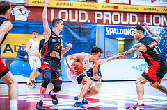 Basketball Basketball Superliga 2021/22, Grunddurchgang 15.Runde Traiskirchen Lions vs. BC GGMT Vienna
