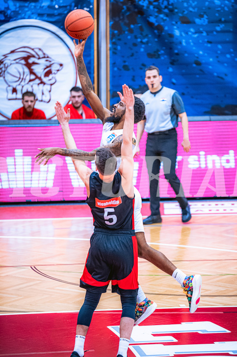 Basketball Basketball Superliga 2021/22, Grunddurchgang 15.Runde Traiskirchen Lions vs. BC GGMT Vienna
