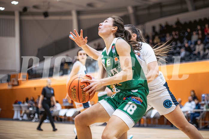 Basketball, Win2Day Basketball Damen Superliga 2022/23, Grunddurchgang 6.Runde, Vienna D.C. Timberwolves, UBI Holding Graz, Nika Cic (18)