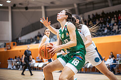 Basketball, Win2Day Basketball Damen Superliga 2022/23, Grunddurchgang 6.Runde, Vienna D.C. Timberwolves, UBI Holding Graz, Nika Cic (18)