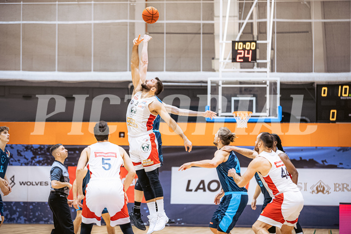 Basketball, Win2Day Superliga 2022/23, Grunddurchgang 6.Runde, Vienna D.C. Timberwolves, BC GGMT Vienna, Jozo Rados (3)