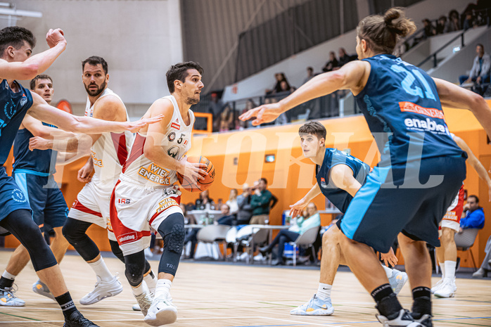 Basketball, Win2Day Superliga 2022/23, Grunddurchgang 6.Runde, Vienna D.C. Timberwolves, BC GGMT Vienna, Bogic Vujosevic (5)