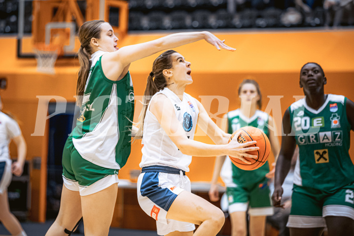 Basketball, Win2Day Basketball Damen Superliga 2022/23, Grunddurchgang 6.Runde, Vienna D.C. Timberwolves, UBI Holding Graz, Iva Ilic (10)