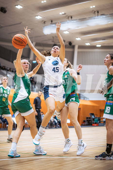 Basketball, Win2Day Basketball Damen Superliga 2022/23, Grunddurchgang 6.Runde, Vienna D.C. Timberwolves, UBI Holding Graz, Zoe Sonvilla (45)