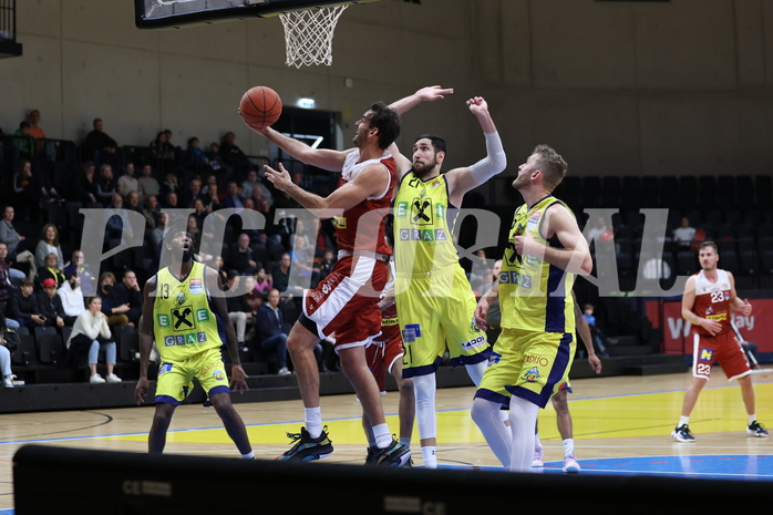 05.11.2022, Graz, Raiffeisen Sportpark Graz, Basketball Superliga 2022/23, Grunddurchgang, Runde 6, UBSC Raiffeisen Graz vs. Arkadia Traiskirchen Lions