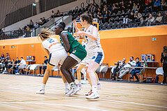 Basketball, Win2Day Basketball Damen Superliga 2022/23, Grunddurchgang 6.Runde, Vienna D.C. Timberwolves, UBI Holding Graz, Cristina Nino (2), Emilia Ferreira (20), Mira Eulering (7)