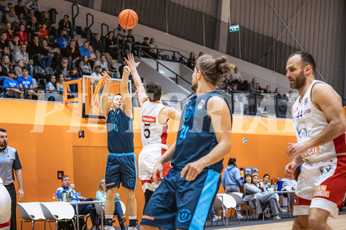 Basketball, Win2Day Superliga 2022/23, Grunddurchgang 6.Runde, Vienna D.C. Timberwolves, BC GGMT Vienna, Jakob Szkutta (10)