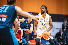 Basketball, Win2Day Superliga 2022/23, Grunddurchgang 6.Runde, Vienna D.C. Timberwolves, BC GGMT Vienna, Carlos Novas Mateo (2)