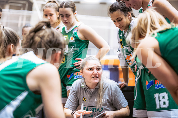 Basketball, Win2Day Basketball Damen Superliga 2022/23, Grunddurchgang 6.Runde, Vienna D.C. Timberwolves, UBI Holding Graz, Edvina Tankic (Headcoach)