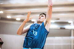 Basketball, Win2Day Superliga 2022/23, Grunddurchgang 6.Runde, Vienna D.C. Timberwolves, BC GGMT Vienna, Chris Vogt (33)