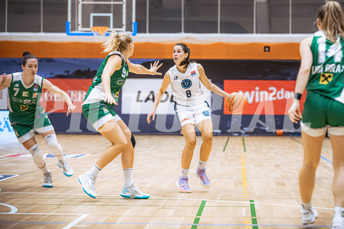 Basketball, Win2Day Basketball Damen Superliga 2022/23, Grunddurchgang 6.Runde, Vienna D.C. Timberwolves, UBI Holding Graz, Aleksandra Novakovic (8)