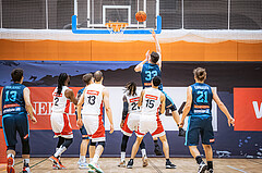 Basketball, Win2Day Superliga 2022/23, Grunddurchgang 6.Runde, Vienna D.C. Timberwolves, BC GGMT Vienna, Chris Vogt (33)