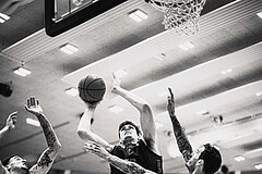 Basketball, Win2Day Superliga 2022/23, Grunddurchgang 6.Runde, Vienna D.C. Timberwolves, BC GGMT Vienna, Chris Vogt (33)