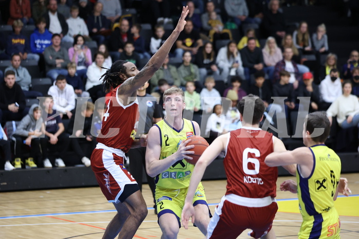 05.11.2022, Graz, Raiffeisen Sportpark Graz, Basketball Superliga 2022/23, Grunddurchgang, Runde 6, UBSC Raiffeisen Graz vs. Arkadia Traiskirchen Lions