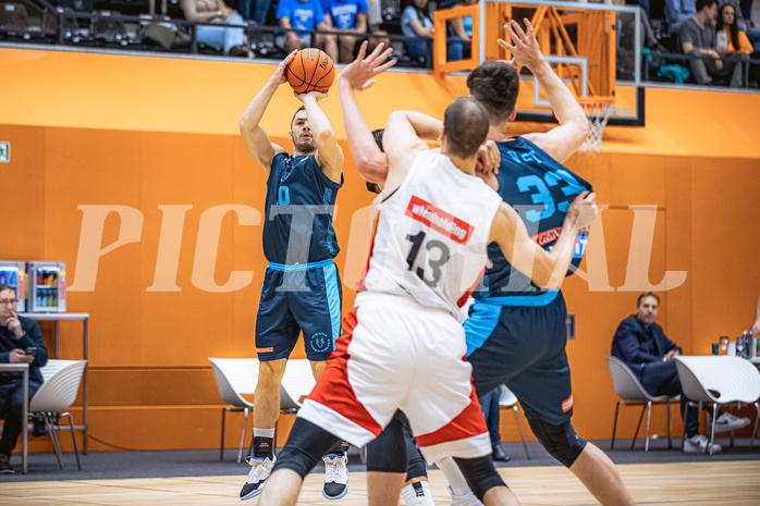 Basketball, Win2Day Superliga 2022/23, Grunddurchgang 6.Runde, Vienna D.C. Timberwolves, BC GGMT Vienna, Jakob Szkutta (10)