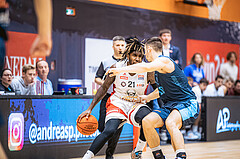 Basketball, Win2Day Superliga 2022/23, Grunddurchgang 6.Runde, Vienna D.C. Timberwolves, BC GGMT Vienna, Jahenns Manigat (21)