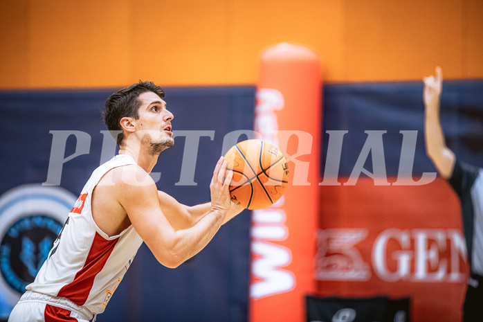 Basketball, Win2Day Superliga 2022/23, Grunddurchgang 6.Runde, Vienna D.C. Timberwolves, BC GGMT Vienna, Bogic Vujosevic (5)
