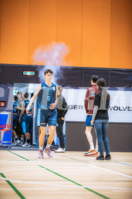 Basketball, Win2Day Superliga 2022/23, Grunddurchgang 6.Runde, Vienna D.C. Timberwolves, BC GGMT Vienna, Jakob Konzet (5)