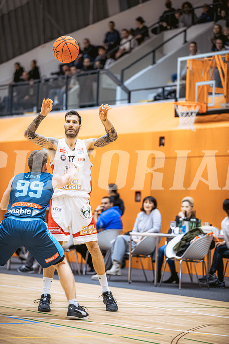 Basketball, Win2Day Superliga 2022/23, Grunddurchgang 6.Runde, Vienna D.C. Timberwolves, BC GGMT Vienna, Ivan Siriscevic (17)