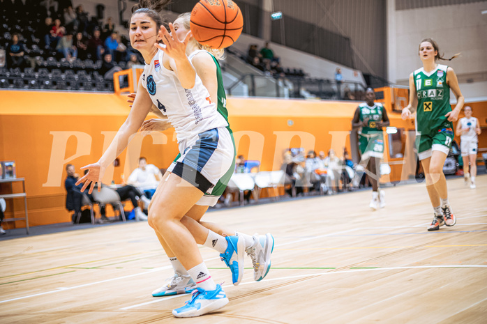 Basketball, Win2Day Basketball Damen Superliga 2022/23, Grunddurchgang 6.Runde, Vienna D.C. Timberwolves, UBI Holding Graz, Magdalena Schmidt (4)