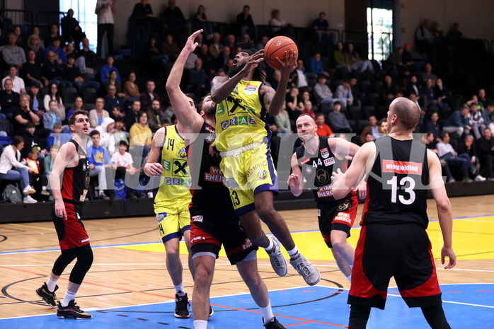 25.04.2023, Graz, Raiffeisen Sportpark Graz, Basketball Superliga 2022/23, Playoff, Viertelfinale Spiel 2, UBSC Raiffeisen Graz vs. BC GGMT Vienna