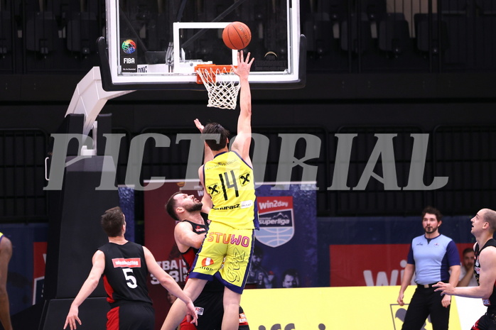 25.04.2023, Graz, Raiffeisen Sportpark Graz, Basketball Superliga 2022/23, Playoff, Viertelfinale Spiel 2, UBSC Raiffeisen Graz vs. BC GGMT Vienna