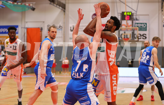 Basketball Superliga 2022/23, Playoff, Viertelfinale Spiel 2 Klosterneuburg Dukes vs. Oberwart Gunners


