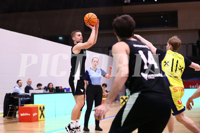 15.12.2024, Graz, Raiffeisen Sportpark Graz, Basketball Zweite Liga 2024/25, Grunddurchgang, Runde 12,  Future Team Steiermark vs. SWARCO Raiders Tirol 