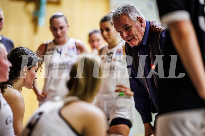 Basketball, Win2Day Basketball Damen Superliga 2024/25, Grunddurchgang 9.Runde, Basket Flames, UBSC-DBBC Graz, Höllerl (Headcoach)