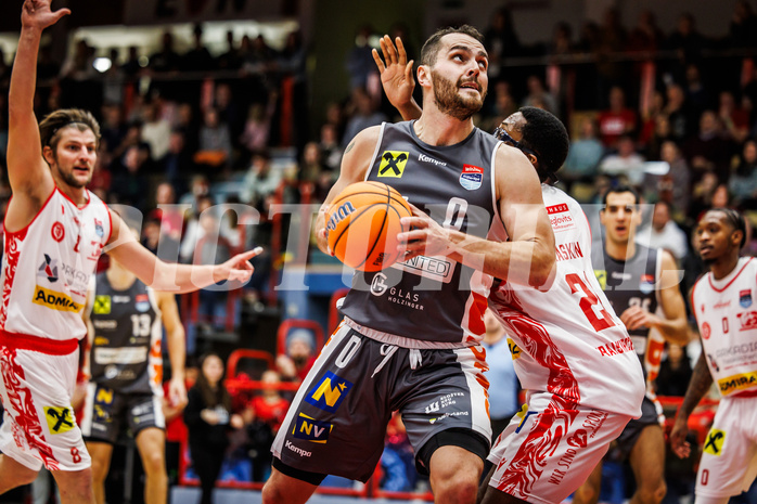 Basketball, win2day Basketball Superliga 2024/25, Grunddurchgang 12.Runde, Traiskirchen Lions, Klosterneuburg Dukes, Dragan Bjeletic (0)