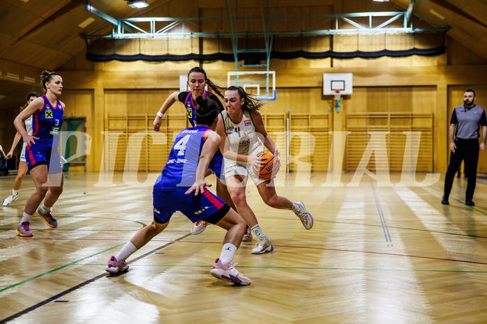 Basketball, Win2Day Basketball Damen Superliga 2024/25, Grunddurchgang 9.Runde, Basket Flames, UBSC-DBBC Graz, Stella Popp (4)