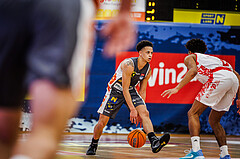 Basketball, win2day Basketball Superliga 2024/25, Grunddurchgang 12.Runde, Traiskirchen Lions, Klosterneuburg Dukes, Kyler Shon Jenkins (1)