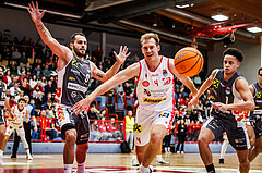 Basketball, win2day Basketball Superliga 2024/25, Grunddurchgang 12.Runde, Traiskirchen Lions, Klosterneuburg Dukes, Ryan Moffat (4)