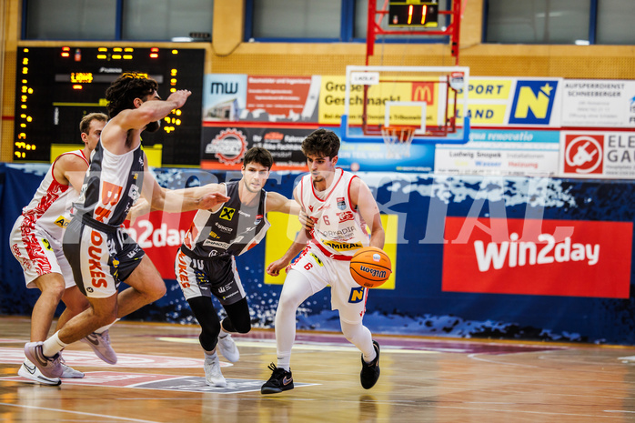 Basketball, win2day Basketball Superliga 2024/25, Grunddurchgang 12.Runde, Traiskirchen Lions, Klosterneuburg Dukes, Aleksej Kostic (6)
