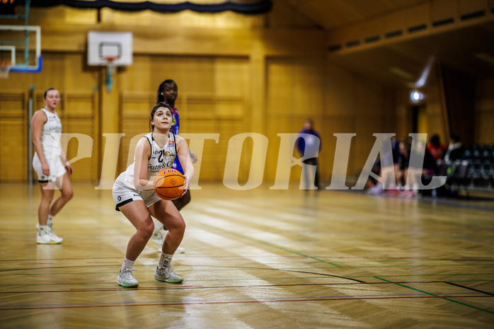 Basketball, Win2Day Basketball Damen Superliga 2024/25, Grunddurchgang 9.Runde, Basket Flames, UBSC-DBBC Graz, Valentina Mraulak (21)
