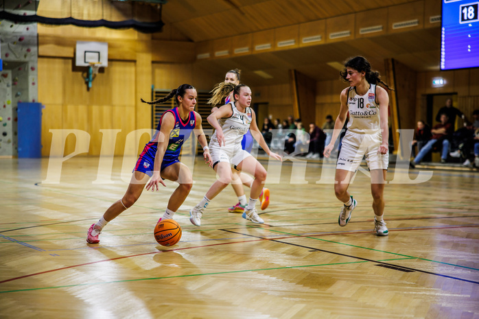 Basketball, Win2Day Basketball Damen Superliga 2024/25, Grunddurchgang 9.Runde, Basket Flames, UBSC-DBBC Graz, Lejla Meskic (11)